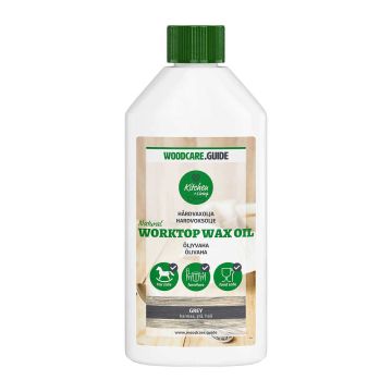 W.G. NATURAL WORKTOP WAX OIL, HARMAA 250 ML