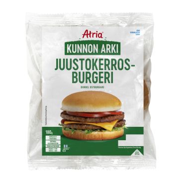 ATRIA KUNNON ARKI JUUSTOKERROSBURGERI 180 G