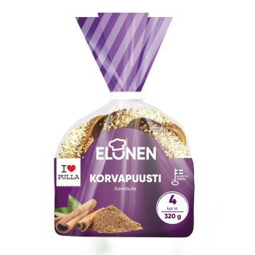 ELOSEN KORVAPUUSTI 4KPL 320 G