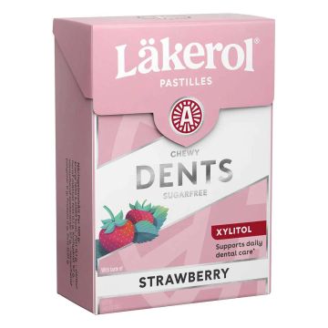 LÄKEROL DENTS STRAWBERRY CREAM 85 G