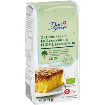 DANSUKKER FARIINISOKERI LUOMU 500 G
