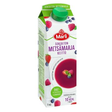 MARLI SOKERITON METSÄMARJAKEITTO + D&C + SINKKI 1KG