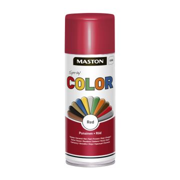 MASTON SPRAYMAALI COLOR PUNAINEN 400 ML