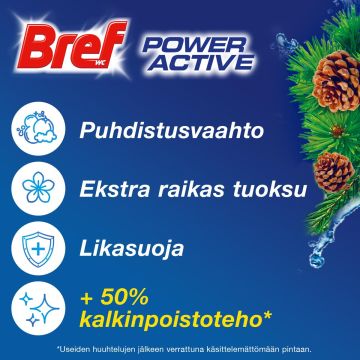 BREF POWER ACTIVE PINE DUO WC-RAIKASTIN 2-PACK 100 G