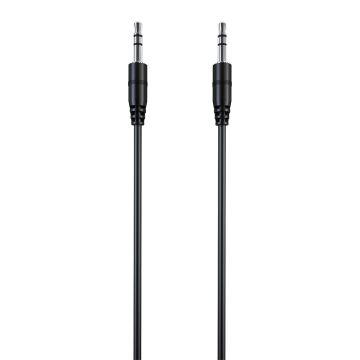 CHARGO AUDIOKAAPELI 3,5MM, 1,5M, MUSTA