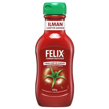 FELIX KETCHUP ILMAN LISÄTTYÄ SOKERIA 970 G