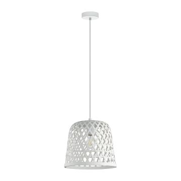 EGLO RIIPPUVALAISIN KIRKCOLM 30CM, VALKOINEN, PUU, TERÄS