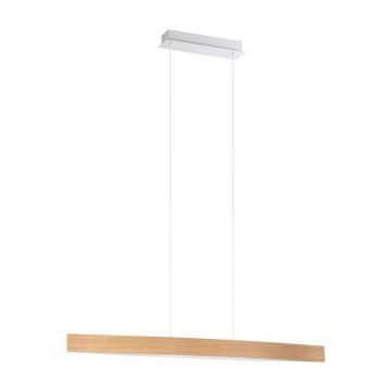 EGLO RIIPPUVALAISIN FORNES 97CM, TAMMI, VALKOINEN, TERÄS, PUU
