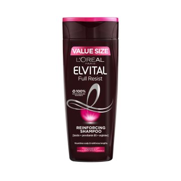 LOREAL ELVITAL FULL RESIST SHAMPOO HEIKOILLE, HERKÄSTI IRTOILEV 400 ML