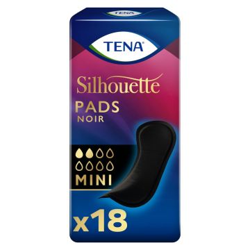 TENA SILHOUETTE NOIR MINI SIDE 18 KPL