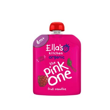 ELLA S SMOOTHIE PINKKI HEDELMÄ LUOMU 6KK 90 G
