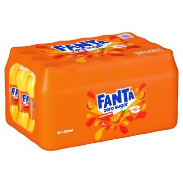 FANTA ZERO APPELSIINI 0,33 KMP 24-PACK 7,92 L