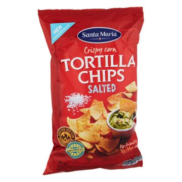 SANTA MARIA TEX MEX TORTILLA CHIPS SALTED 185G 185 G