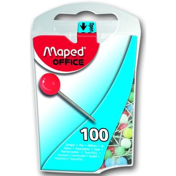 MAPED KARTTANEULA 100KPL VÄRILAJ. PIENI