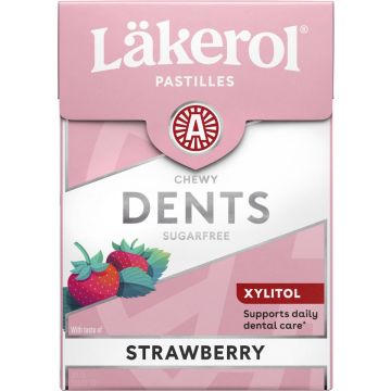 LÄKEROL DENTS STRAWBERRY CREAM 85 G