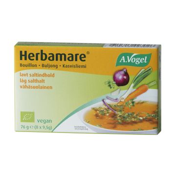 HERBAMARE KASVISLIEMIKUUTIO VÄHÄSUOLA 8KPL 76 G