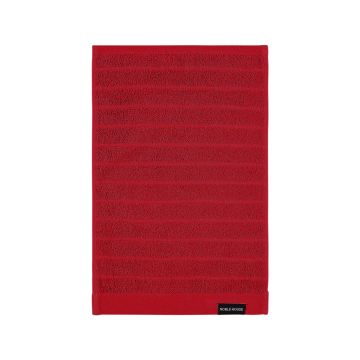 NOBLE HOUSE VIERASPYYHE NOVALIE 30X50CM PUNAINEN