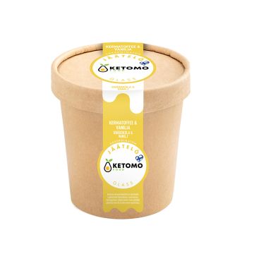 KETOMO FOOD JÄÄTELÖ KERMATOFFEE-VANILJA 473 ML