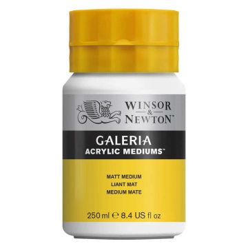 W&N GALERIA ACRYLIC MATT MEDIUM-MAALAUSAINE 250ML