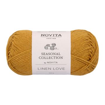 NOVITA  LINEN LOVE 100 G INKIVÄÄRI 297