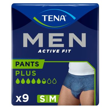 TENA MEN ACTIVE FIT PANTS MEDIUM 9 KPL 9 KPL