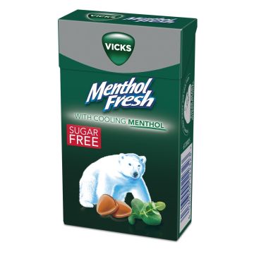 VICKS MENTHOL FRESH SOKERITON KURKKUPASTILLI 40 G