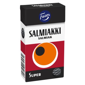 FAZER SUPER SALMIAKKI LAKRITSIPASTILLEJA 38 G