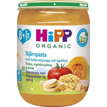 HIPP PASTAA, MYSKIKURPITSAA&KANAA 8KK 190 G