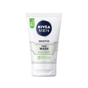 NIVEA FOR MEN SENSITIVE FACE WASHPUHD.GEELI 100 ML