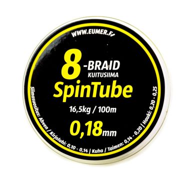 SPINTUBE 8 KUITUSIIMA FL 0,18MM / 100M 16,4KG