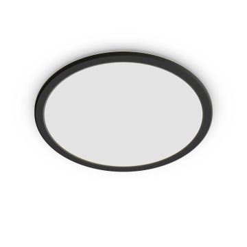 PHILIPS KATTOVALAISIN 24,5 CM 15W 27K IP44 MUSTA PYÖREÄ