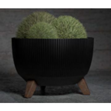 4LIVING RUUKKU ROMA LINE ECO JALALLINEN 47 CM MUSTA