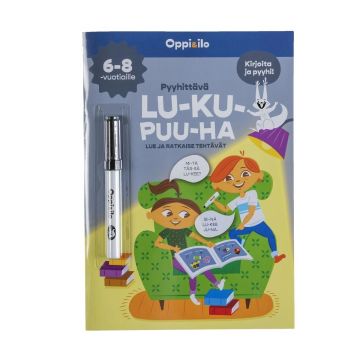 OPPI JA ILO PYYHITTÄVÄ LU-KU-PUU-HA - PUUHAKIRJA