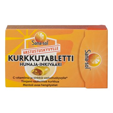 SANA-SOL KURKKUTABLETTI HUNAJA-INKIVÄÄRI 16 KPL