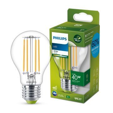 PHILIPS LED-LAMPPU ULTRA EFFICIENT 2,3W 485LM E27 3000K