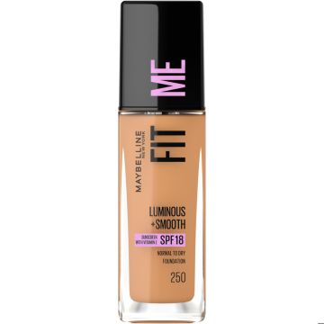 MAYBELLINE FIT ME LUMINOUS + SMOOTH MEIKKIVOIDE 250 SUN BEIGE