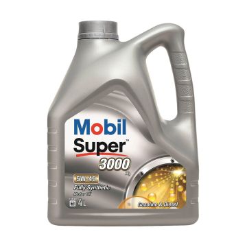 MOBIL SUPER 3000 X1 5W-40 MOOTTORIÖLJY 4 L