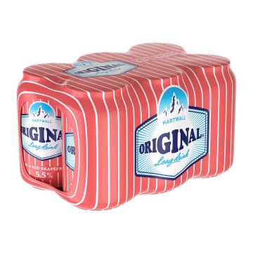 ORIGINAL LONG DRINK 5,5% RED GRAPEFRUIT 0,33 TLK 6-PACK 1,98 L