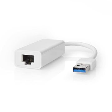 NEDIS USB 3.0-SOVITIN, USB-A-UROS - RJ45-NAARAS, 1 GBIT, 20 CM,