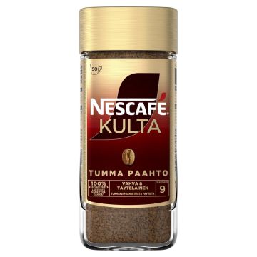NESCAFE KULTA TUMMA PAAHTO PIKAKAHVI PURKKI 100 G