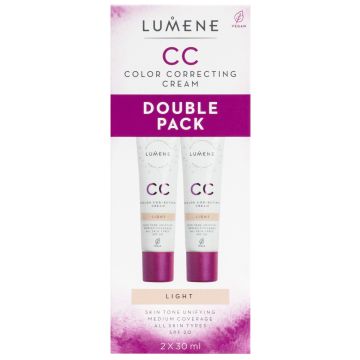 LUMENE CC COLOR CORRECTING MEIKKIVOIDE DUO-LIGHT LUMENE CC COLOR CORRECTING MEIKKIVOIDE DUO-LIGHT