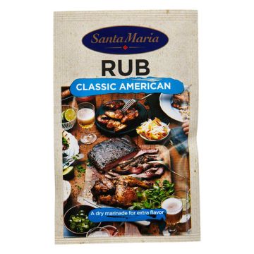 SANTA MARIA BBQ RUB CLASSIC AMERICAN KUIVA MARINADI 22 G