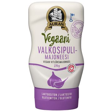 AURAN VEGAANI VALKOSIPULIMAJONEESI 270 G