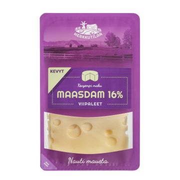 HERKKUTILAN MAASDAM 16% VIIPALOITU 200 G
