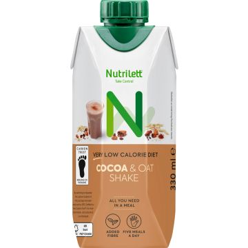 NUTRILETT COCOA & OAT VLCD ATERIANKORVIKEJUOMA 330 ML