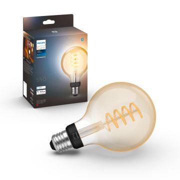 PHILIPS HUE WA ÄLYLAMPPU FILAMENT 7W G93 E27 550L 2200-4500K