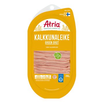 ATRIA OHUEN OHUT KALKKUNALEIKE 200 G