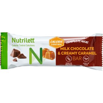 NUTRILETT MILK CHOCOLATE-CREAMY CARAMEL BAR 60 G