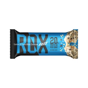 FAST ROX PROTEIINIPATUKKA VALKOSUKLAA-COOKIES CREAM 55 G