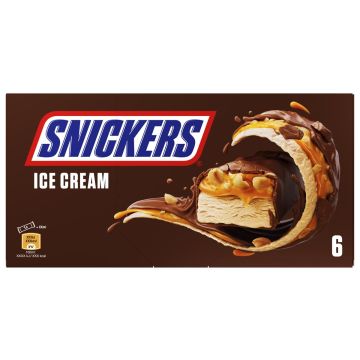 SNICKERS JÄÄTELÖPATUKKA 6X46G 273 G